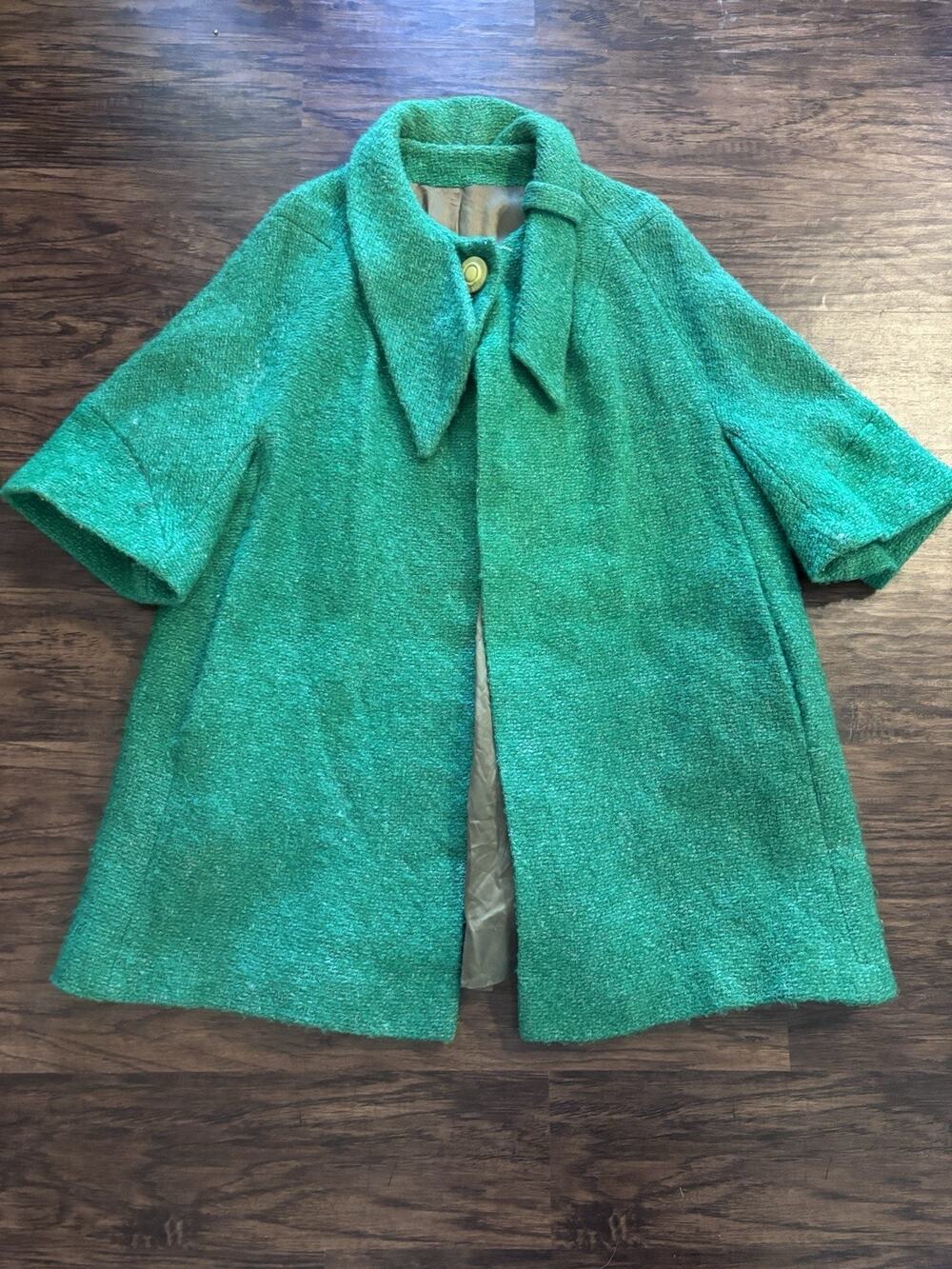 Vintage Green Tweed Jacket - Coat/Suit Industry